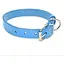 Нашийник для собак Zoo-hunt Весна шкіряний блакитний 3,0/41-51 см - мініатюра 1
