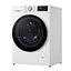 Стиральная машина LG фронтальная 9 кг 1400 A+++ 57 см дисплей пара инвертор белый - миниатюра 5
