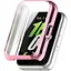 Чехол-накладка DK для Samsung Galaxy Fit3 (R390) Silicone Face Case (pink rose) - миниатюра 1