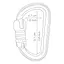 Карабін Petzl BM'D Triact-Lock Black Black (1052-M032AA01) - мініатюра 2