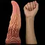 Фаллоимитатор Dual-Layered Silicone 10'' Nature Cock 25 см коричневый - миниатюра 13