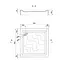 Душевой поддон Lidz Mazur ST90x90x16 - миниатюра 5