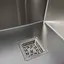 Кухонная мойка Platinum Handmade 65x50 R (квадратный сифон 3,0/1), Нержавеющая сталь - миниатюра 5