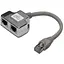 Розгалужувач Digitus витой пары, STP, cat.5e, 1x2RJ-45 (DN-93904) - мініатюра 1