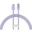 Кабель Baseus Explorer Series Fast Charging Cable with Smart Temperature Control USB to iP 2.4A 1 м Purple - миниатюра 1