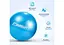 Мяч для пилатеса EasyFit 20 см синий - миниатюра 5