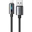 Кабель Mcdodo USB-A to Lightning Cable With Breathing Light 1.2 м Чорний - мініатюра 1