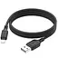 Дата кабель Hoco X90 Cool silicone USB to Lightning (1m) Black - мініатюра 4