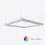 Светодиодный светильник X-LED 80ВТ квадратный ral (440*440*43) LSNK-80c - миниатюра 1