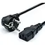 Кабель живлення для ПК Atcom 16988 CEE 7/7 євровилка IEC C13 1.2 м - мініатюра 1