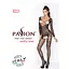 Бодістокінг Passion BS031 комбінезон з відкритими грудьми S/M/L black - мініатюра 5
