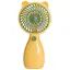 Портативный ручной вентилятор Handy Mini Fan JX-998 на аккумуляторе с ручкой мини ветродуйка 2,5Вт Желтый - миниатюра 1