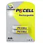 Акумулятор AAA R03 1200mAh 1.2V NiMH Rechargeable Battery, 2шт/бл PkCell (PC/AAA1200-2BR) - мініатюра 1