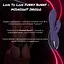 Вібратор-кролик Love To Love Funky Bunny Midnight Indigo: Грайлива подвійна стимуляція Індіго - мініатюра 2