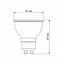 LED лампа VIDEX MR16e 6W GU10 3000K - миниатюра 3