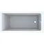 Ванна акриловая Gebert Selnova Square 150x70 554.381.01.1+ ножки Белый - миниатюра 1