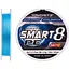 Шнур Favorite Smart PE 8x 150м #0.5/0.117 mm 8lb/4.1 kg Синій (1013-1693.10.70) - мініатюра 1