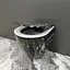 Подвесной унитаз VBI Vulcano black onyx VBI-020403, Мрамор - миниатюра 4