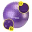 Мяч для фитнеса (фитбол) Cornix 55 см полумассажный Anti-Burst Violet XR-0460 - миниатюра 5