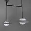 Регулирующий подвесной светильник в хромовом корпусе на Количество ламп лампочки белым ободком | Line F | Арт. YG88/Количество ламп CH+WT - миниатюра 4