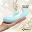 Вібратор-кролик FeelzToys Lea 20.2 см блакитний - мініатюра 3