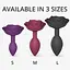 Силиконовая анальная пробка Love To Love Open Roses S Size - Purple Rain - миниатюра 5