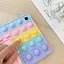 Чохол SoftGel Kids дитячий pop-it Samsung Galaxy Tab A9 8.7 SM X110 X115 Веселка Фіолетовий - мініатюра 5