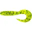 Силикон FishUP Mighty Grub 3.5" #026 - Flo Chartreuse/Green (7 шт/уп) - миниатюра 1