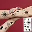 Набір дитячих тимчасових тату "Halloween black" tatto-halloween-black-set-30 - мініатюра 5