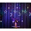 Гирлянда LED Star штора Звезды и месяц небо 138 led 8 режимов - миниатюра 1