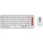 Комплект (клавіатура, миша) бездротовий Logitech Pop Icon Combo Off White (920-013141) - мініатюра 1