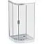Душевая кабина Am.Pm Gem 100x100 см без поддона хром матовый W90UG-401 -100MT, Универсальная, прозрачная, хром матовый - миниатюра 1
