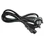 Кабель питания от сети PC-186, черный, 1.8 м, Atcom, CEE 7/7 - IEC C5, 3x0.75 мм² (10119) - миниатюра 1