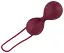 Вагінальні кульки Magic Shiver, 15.5 см, бордовий - мініатюра 2