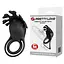 Эрекционное кольцо Pretty Love Vibrant Penis Ring Ruben 8.5 см черный - миниатюра 10