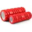 Роллер массажер Hop-Sport (валик, ролик) для кроссфита и йоги HS-001YG красный - миниатюра 1