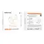 Бездротові навушники BOROFONE BW73 Lucky Open True Wireless BT headset Milky White - мініатюра 6