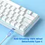 Клавіатура MageGee MK-Star 61 LED Red Switch White (6971969720978-UA) [159844] - мініатюра 4