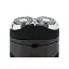 Електробритва Новий Харків НХ-9525 Спорт Black, 5W, роторна, сухе гоління, 2 головки для гоління, плаваючі подвійні леза, повторение контуров лица, живлення мережа, тример для скронь, механічна кнопка вмикання - мініатюра 2