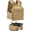 Жилет тактический Defcon5 Carrier Vest с поясом Coyote tan - миниатюра 1