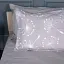 Простыня на резинке MirSon Поплин 00-3 Grey Dandelions 150х190 см серая (2200009701856) - миниатюра 6