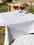 Водовідштовхувальна скатертина Мармур світло-сірий 180х130 см - мініатюра 8