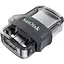 USB Flash накопичувач SanDisk 128GB Ultra Dual Drive m3.0 USB 3.0/microUSB OTG black (SDDD3-128G-G46) - мініатюра 2