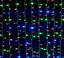 Гірлянда штора завіса Водоспад 3х3 м 280 LED велика лампа 3D (білий шнур, з перехідником) - мініатюра 4