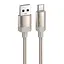 Дата кабель Hoco X117 Star USB to Type-C 3A (1m) Gold - мініатюра 1