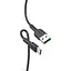 Кабель Hoco X33 TypeC 5A Surge charging Data cable Чорний - мініатюра 1