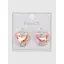 Сережки на клипсі для дівчинки XF11113 Пудровий (2002016397622) - мініатюра 1