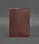 Шкіряна обкладинка для блокнота 6.0 (софт-бук) Бордова Краст - мініатюра 1