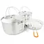 Набір посуду GSI Outdoors Glacier Stainless Troop Cookset (1099-68208) - мініатюра 1