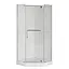 Душевая кабина без поддона Mixxus Lines SC01-90x90x185-TR хром прозрачное стекло 6 мм MI6915, Универсальная, прозрачная, хром - миниатюра 4